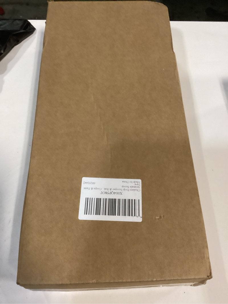 Condition photo showing New/Like New for Chicken Poop Scooper & Rake 2-in-1, Metal Chicken Coop Scooper for Poop with 31‘’-61‘’ Adjustable Stainless Steel Handle, Litter Scooper Sifting Shovel for Chicken Coops Animals House