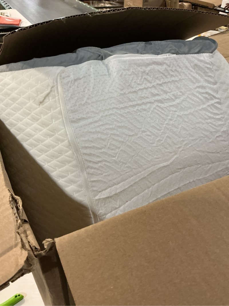 Condition photo showing As Is for 3PCS Wedge Pillow Set for After Surgery, Adjustable Back Pillow for Bed Sitting up, Acid Reflux, Bed Wedge Pillow Headboard for Sleeping & Snoring, Orthopedic Pillow for Post Surgery, White White/Grey 3pcs