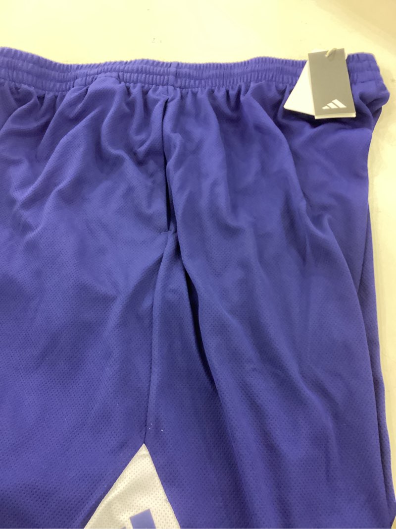 Condition photo showing Good Condition for Adidas Originals Men's Badge of Sport Shorts, Victory Blue/White, XX-Large 9 Inch Inseam