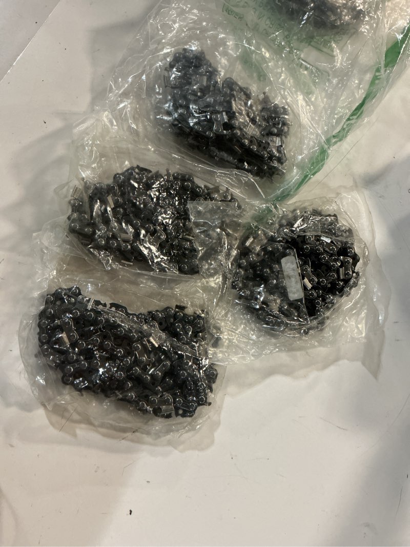 Condition photo showing Good Condition for 5 pack 20 inch chainsaw chain 81 drive links .063" gauge, .325" pitch replacement chains compatible with ms290 ms271 ms291 ms261 ms270 ms280 024 026 028 029 030 036 039 replacement l81 20inch 325 063 81 5pack