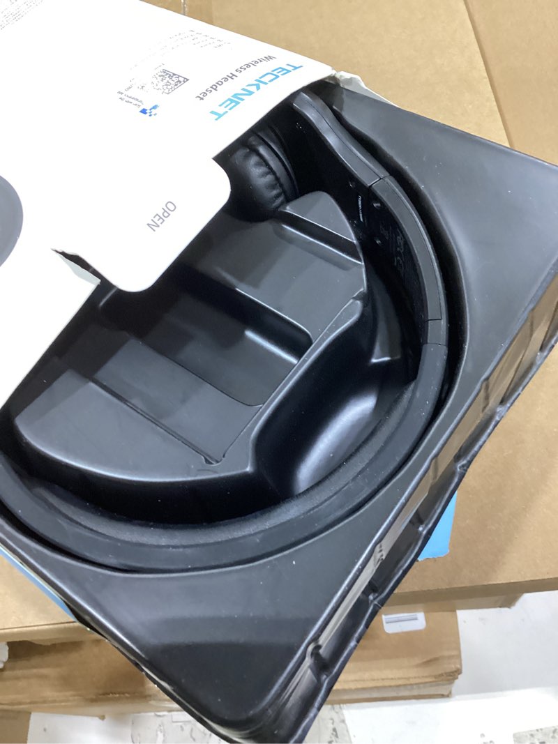 Condition photo showing Good Condition for tecknet trucker bluetooth headset, trucker bluetooth headphones with microphone ai noise canceling wireless on ear headset, hands free wireless headset for cell phone computer office home (black) computers & phones luxury configuration