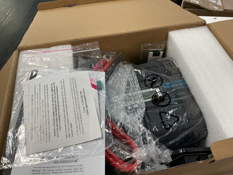 Condition photo showing Good Condition for giandel 2000 watt pure sine wave power inverter 12v dc to 120v ac,4100w surge peak power,ul listed g