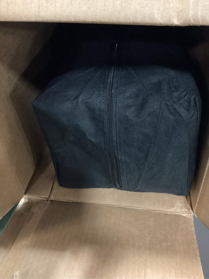 Condition photo showing Good Condition for 42-Inch Collapsible Travel Dog Crate, Portable 4-Door Soft Kennel for Medium to Large Dogs, Chew-Proof Mesh Windows, Indoor/Outdoor Use, Foldable, with Storage Bag (Black) 42.0"L x 31.0"W x 31.0"H Black