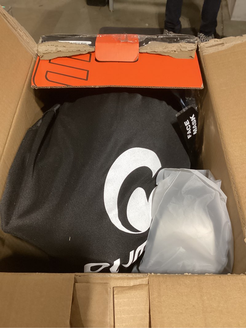 Condition photo showing Good Condition for Adult ATV Dirt Bike Helmet with Goggles Gloves & Mask Quick Release Buckle Adjustable Sun Visor Motorcycle Adult Helmet Off-Road Motocross Downhill Moped MX for Unisex-Adult Matte Black Large