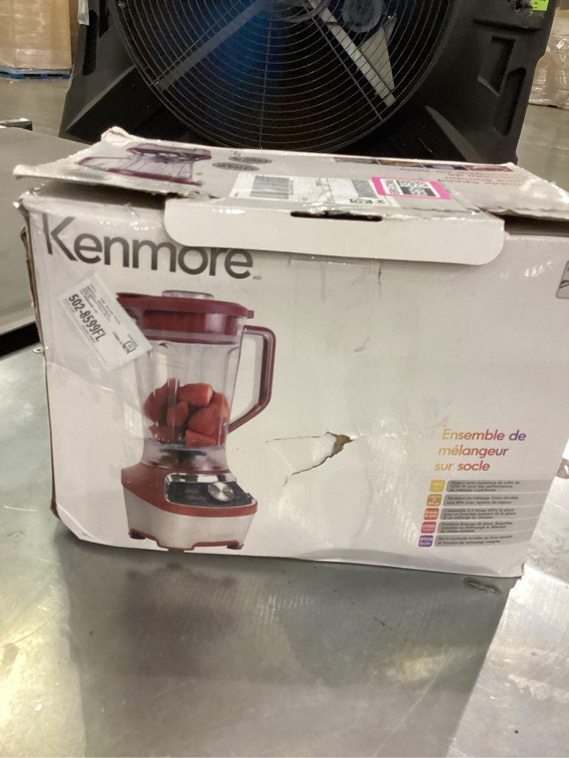 Kenmore Countertop Blender - Electric Mixer for Smoothie, Milkshake, Ice Crush with Pulse Function