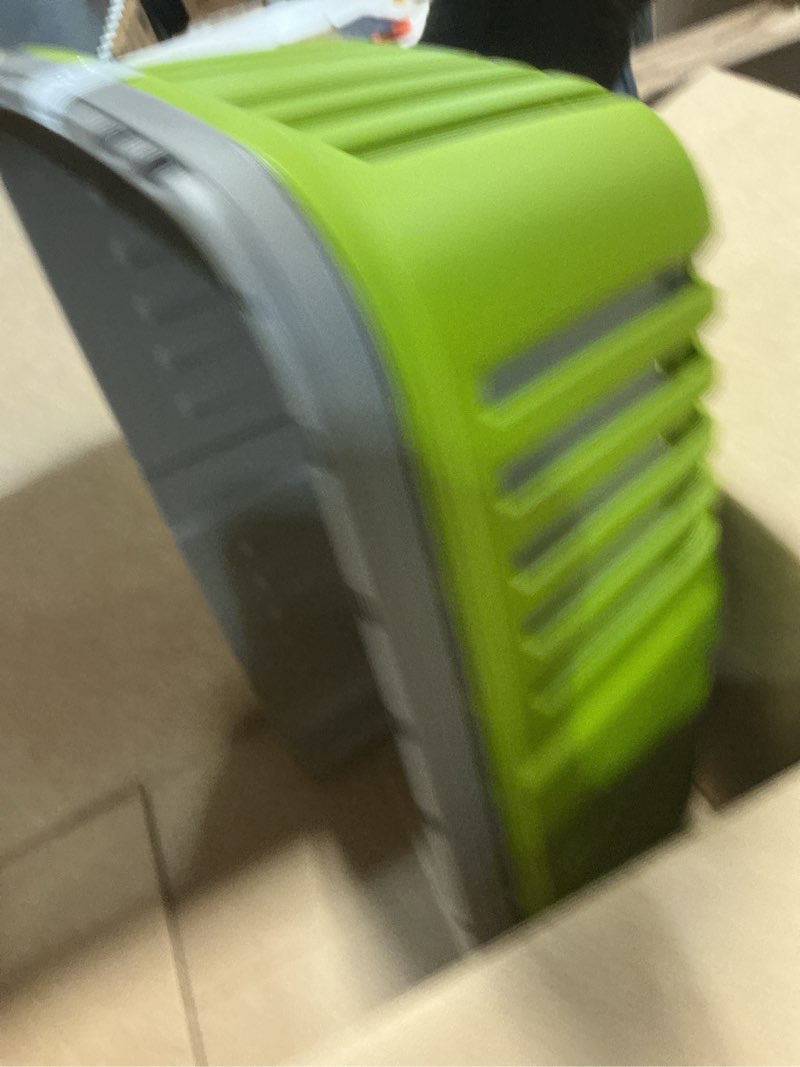 Condition photo showing New/Like New for midwest homes for pets spree travel carrier – hard-sided dog & cat carrier, small pet travel crate with handle, ventilated design, easy assembly, 22-inch, green green 21.9"l x 13.6"w x 14.1"h