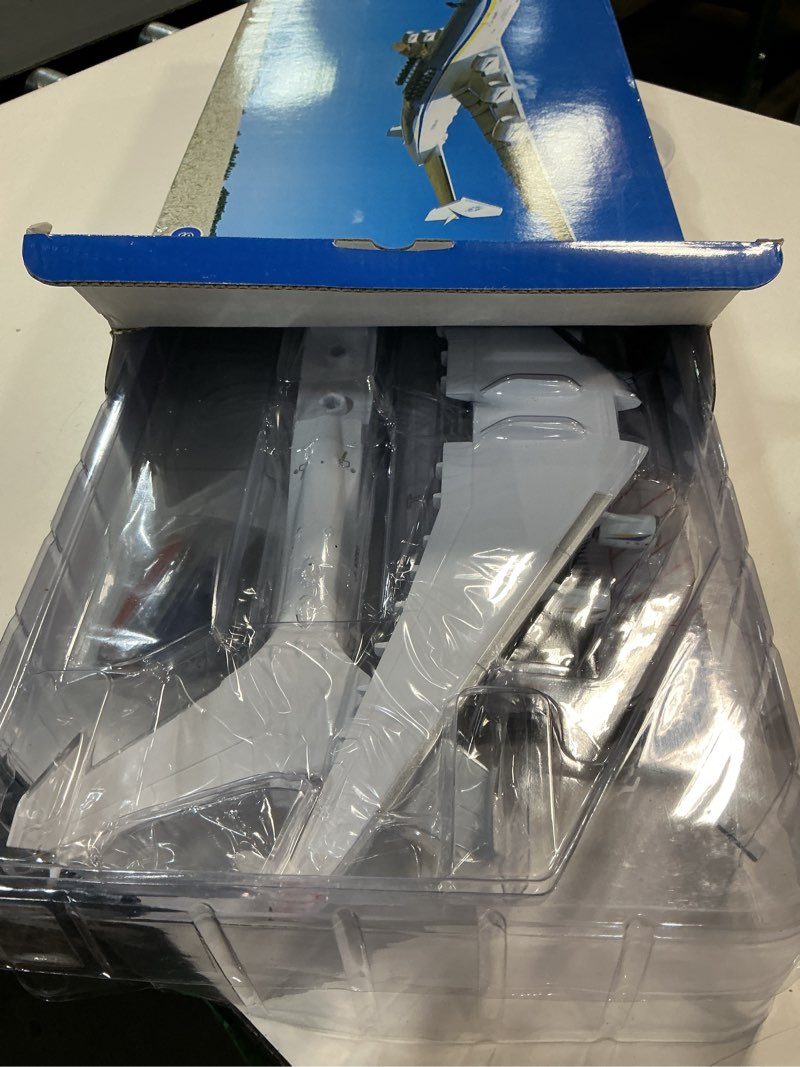 Condition photo showing New/Like New for LDQUNS An-225 Aircraft Model, 1/200 Scale Ukrainian Transport Plane Model 16.7 Inches Length, with Openable Cargo Bay - Ideal Collection and Gift