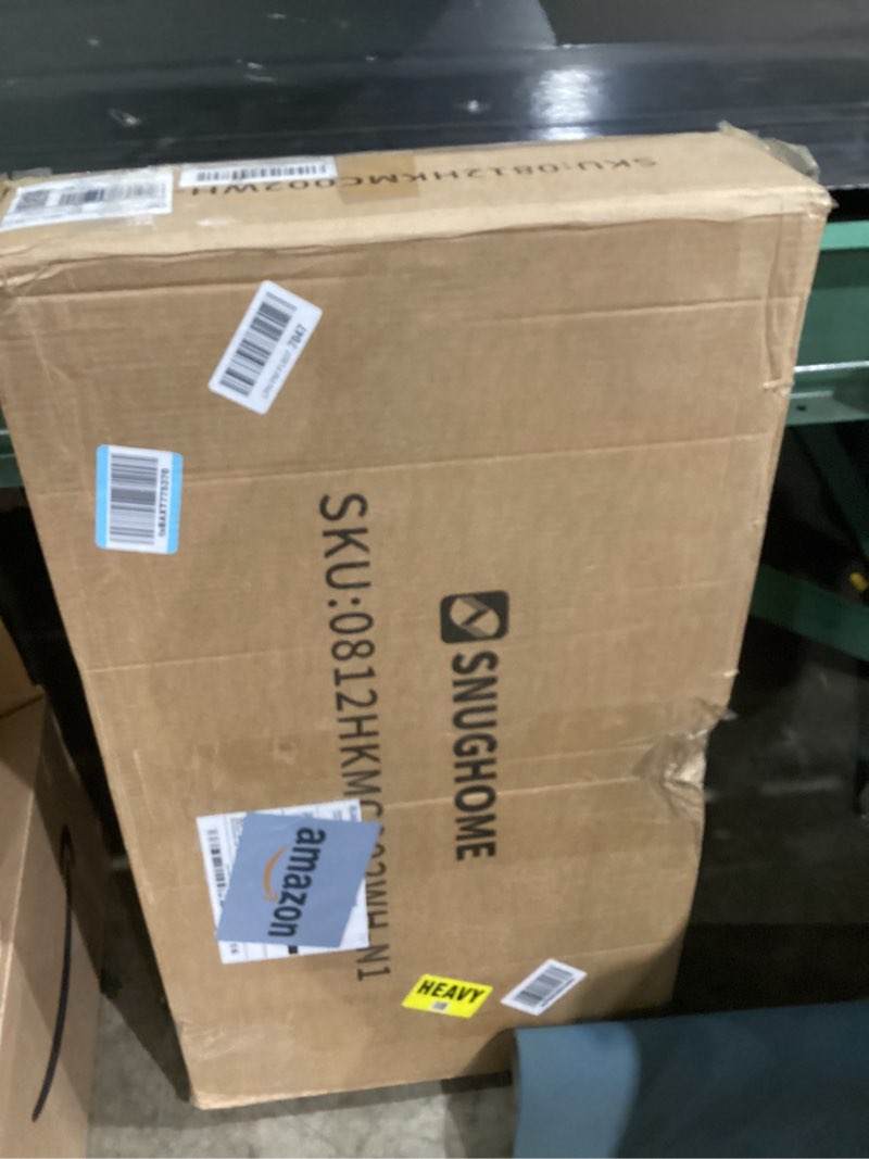 Condition photo showing Good Condition for Snughome Bathroom Medicine Cabinet with Mirror and LED Lights, Wall Mount Bathroom Mirror with Storage, Anti-Fog, Built-in Power Outlets, Dimmable 3 Color Temp, Antirust Easy to Install, 31.5" x 23.6"