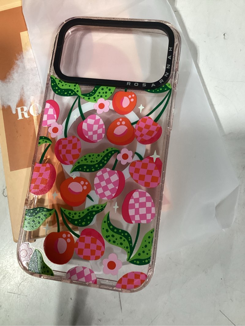 Condition photo showing New/Like New for for iphone 17 pro max case cute - compatible with magsafe - durable shockproof 6.6 ft drop impact phone case - funny blue spring design (6.9") glitter pink iphone 17 pro max magsafe case blue spring