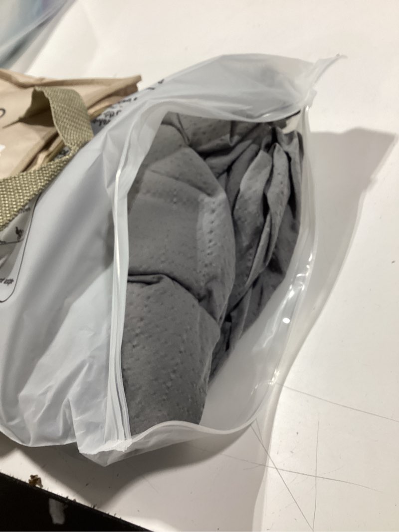 Condition photo showing Good Condition for grounding sheet, 90% organic cotton+10% pure silver organic fitted grounded sheet for improved sleep, earth connectingsimilar to bedding - healthy sleep therapy (gray, (60.1 * 80 * 15inch))