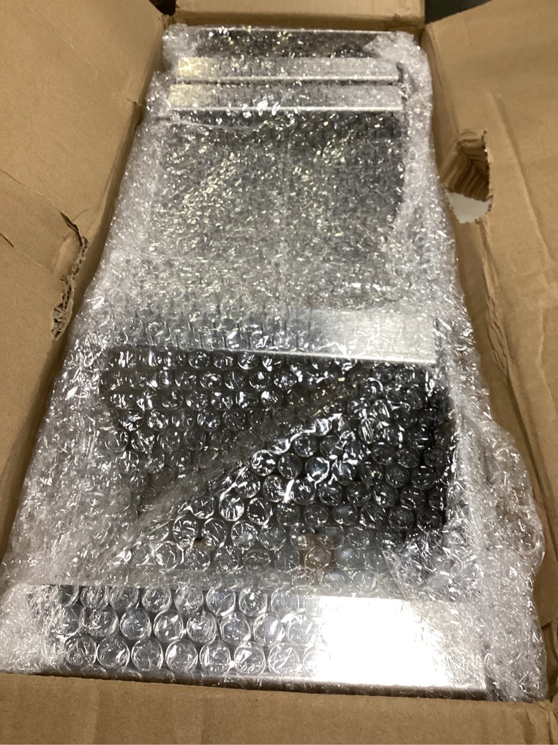 Condition photo showing Good Condition for hicarer 4 compartments stainless steel cup dispenser with adjustable dividers silver cup and lid holder lid organizer storage for cabinet kitchen cafe tea shop restaurant, silver silver 4 compartments stainless steel