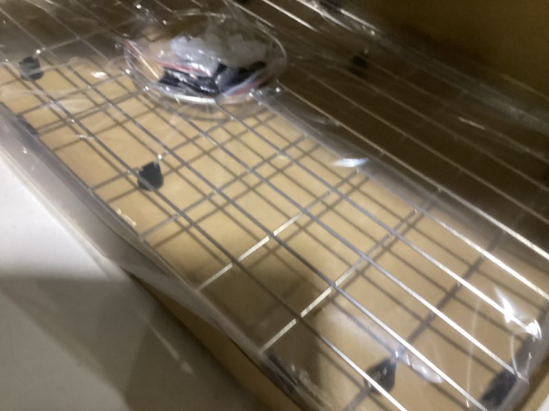 Condition photo showing Good Condition for Serene Valley 25-1/8" x 12-7/8" Sink Grid, Centered Drain with Corner Radius 1-1/2", NLW2513C