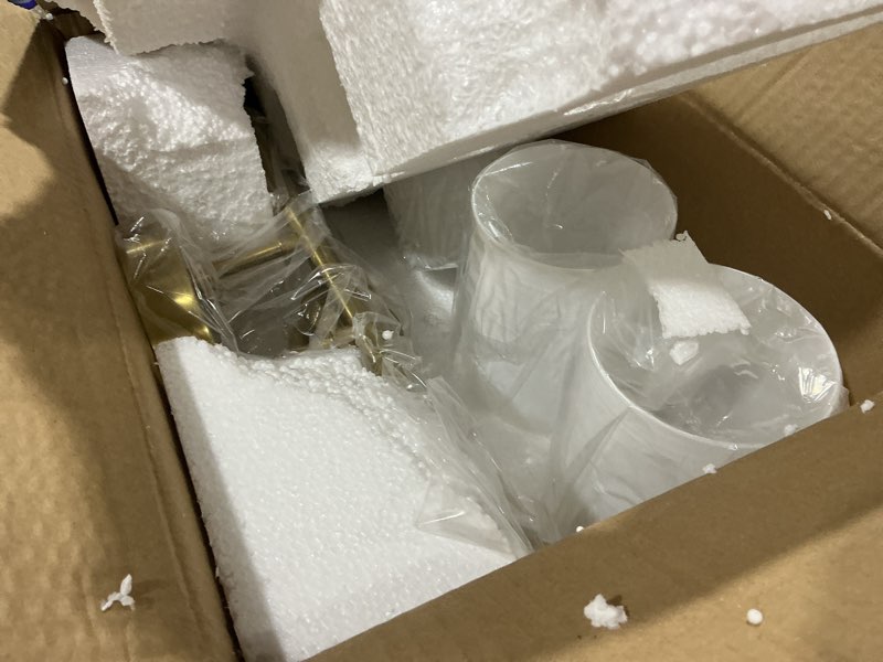 Condition photo showing Good Condition for 3-light bathroom light fixtures, vanity lights for mirror with textured milky white glass shade, modern kitchen light fixtures wall sconce light - e26 base - brushed gold gold 17.7 inch : 3-light