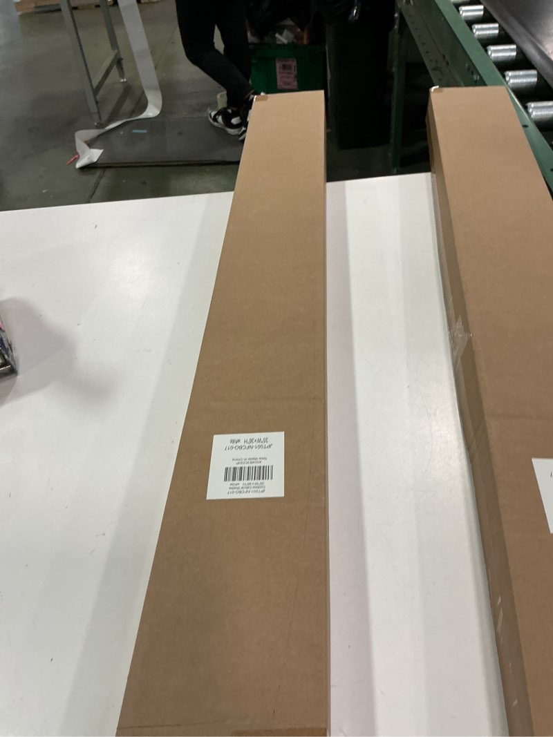 Condition photo showing New/Like New for LazBlinds No Tools No Drill Cordless Cellular Shades, Blackout Light Blocking Honeycomb Shades for Home, Thermal Insulation Blinds for Windows, 35\" W x 36\" H, White Blackout-white 35\" W x 36\" H