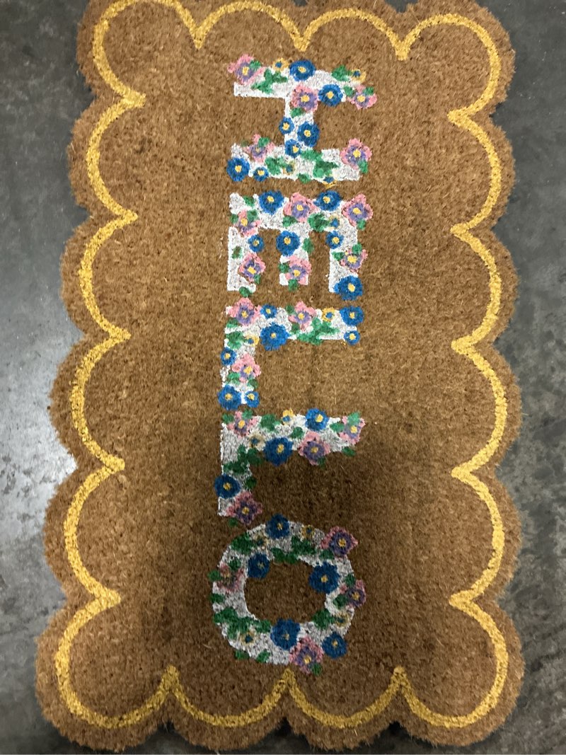 Condition photo showing Good Condition for celebrate together™ spring hello coir doormat