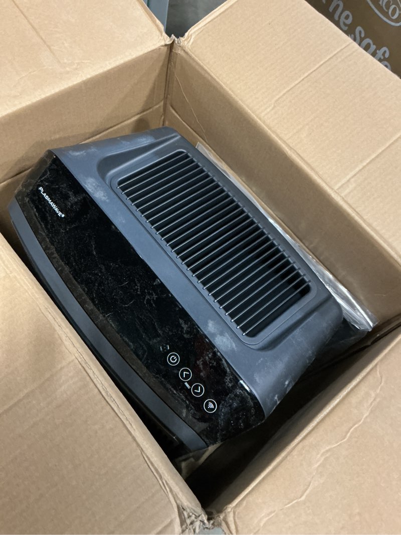 Condition photo showing As Is for winix 9800 4-stage true hepa air purifier with wifi and plasmawave, 500 sq ft,black,large