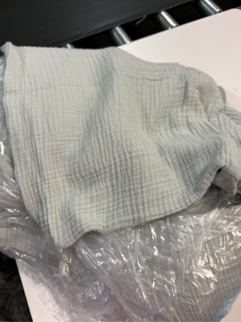 Condition photo showing Good Condition for quince organic cotton guaze duvet set in mist full/quemm nñ