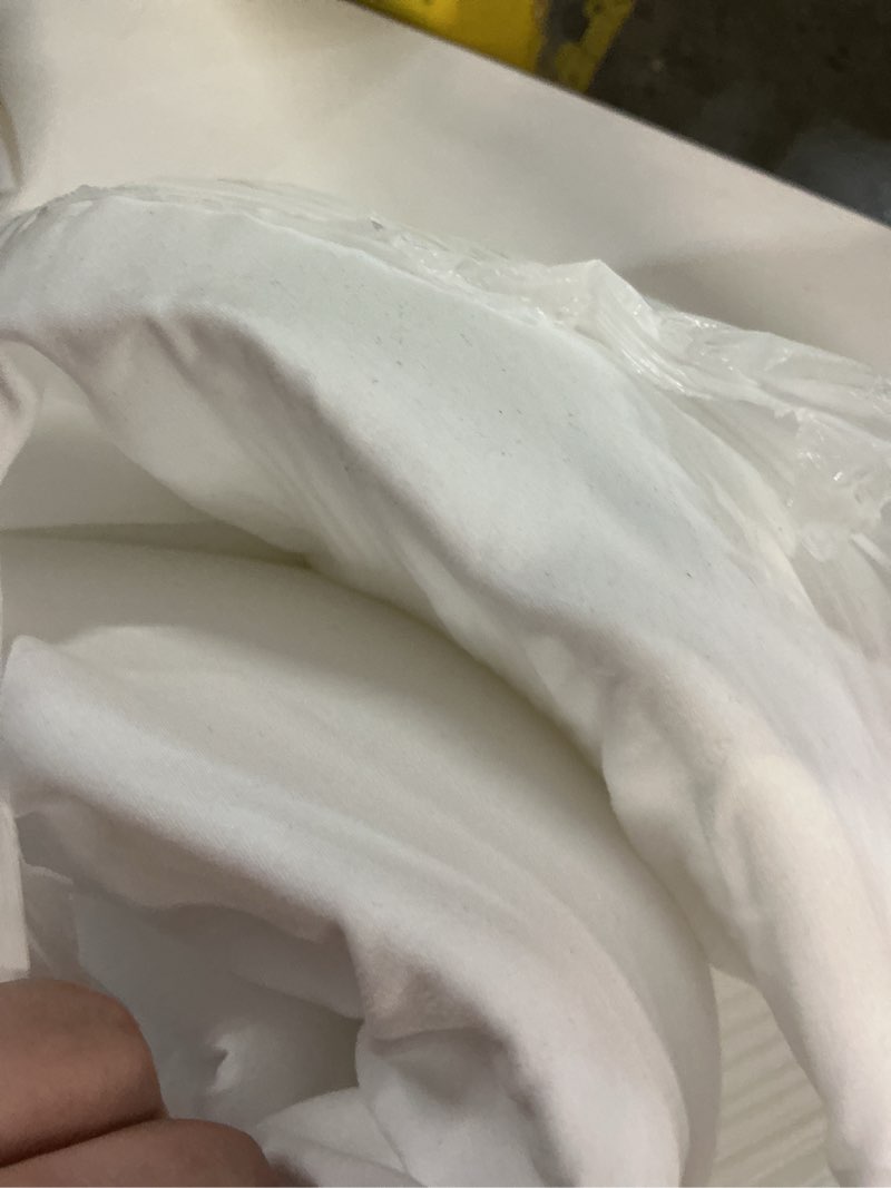 Condition photo showing Good Condition for bedluxe king wedge pillow headboard (76"x10"x6"), bed wedge pillow for headboard, foam headboard pillow, bed gap filler king - fill the gap (0-7"), mattress gap filler (white) white king(76"x10"x6"-large)