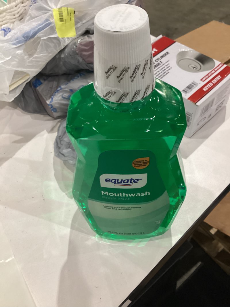Condition photo showing Good Condition for equate mouthwash, fresh mint, 1.5 l