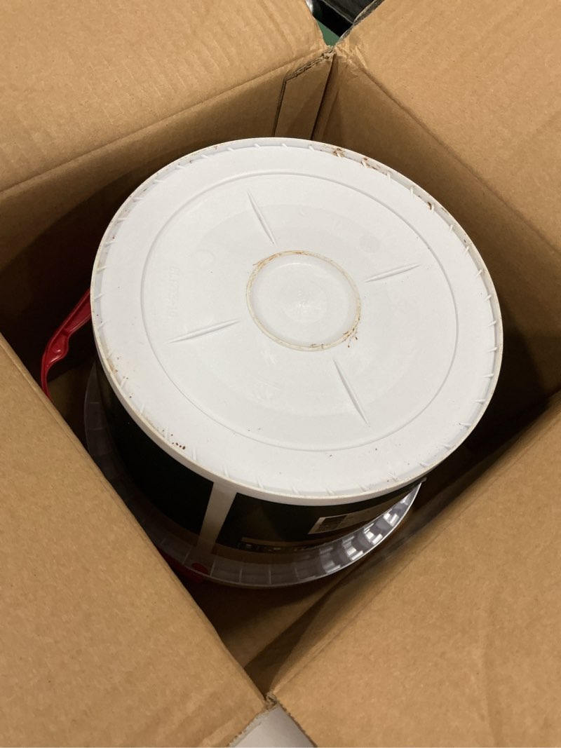 Condition photo showing New/Like New for Waterproof Sealant 5 Gallon, ORIENTAL YUHONG Clear Acrylic Coating, UV Defense, High Flexibility Waterproof Adhesive for Roof, Concrete, Wall Indoor & Outdoor Clear 5Gal (20kg)