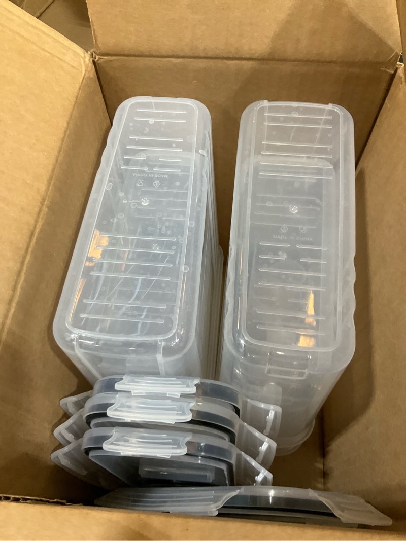 Condition photo showing Good Condition for cereal containers storage set (4l / 135.2oz), 4pcs airtight food storage containers with lids, cereal dispensers for kitchen pantry organization and storage with pour spout, 20 labels, marker 4 pack