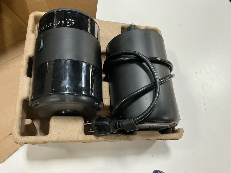 Condition photo showing As Is for oxo brew compact conical burr coffee grinder