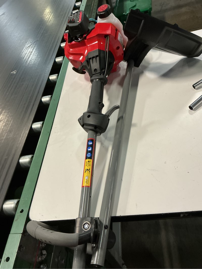 Condition photo showing As Is for craftsman ws2200 25-cc 2-cycle 17-in straight shaft attachment capable gas string trimmer