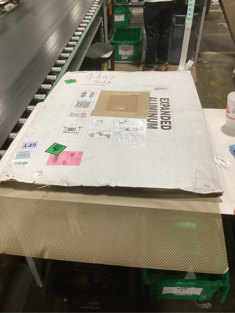 Condition photo showing New/Like New for M-D Building Products 57372 36 in. x 48 in. Albras Expandable Aluminum Sheet Albras 36 in
