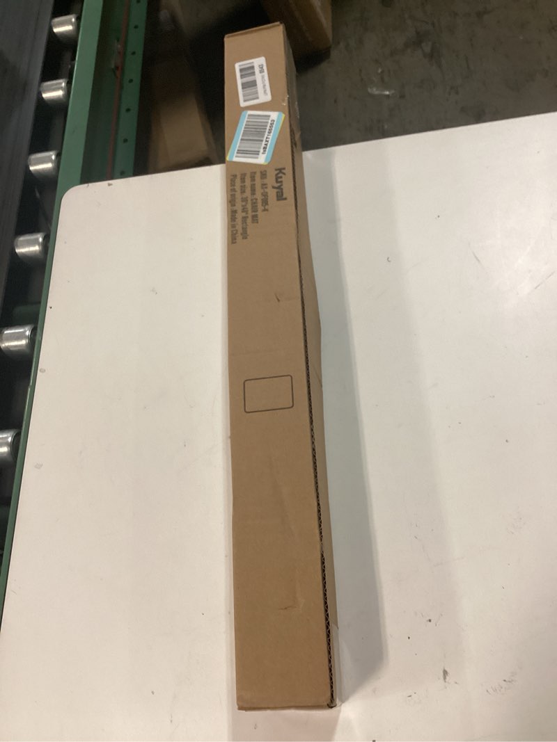Condition photo showing New/Like New for kuyal clear chair mat for hardwood floor 30 x 48 inches transparent floor mats wood/tile protection mat for office & home (30" x 48" rectangle) 30" x 48" rectangle clear