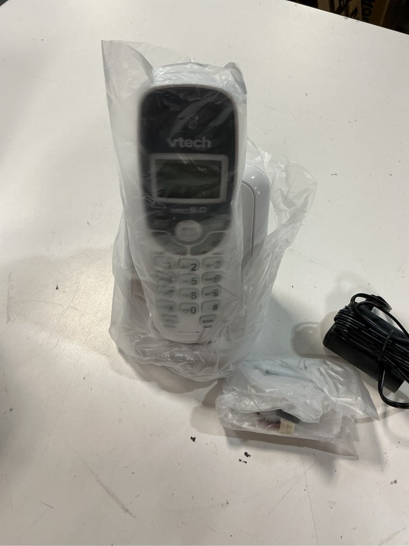 Condition photo showing Good Condition for vtech cs6114 dect 6.0 cordless phone with caller id/call waiting, 1 handset - white