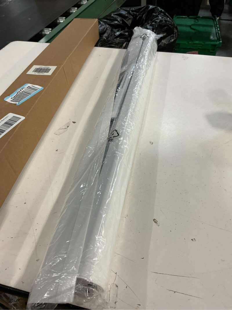 Condition photo showing Good Condition for lazblinds no-drill cordless zebra blinds - dual layer light filtering & room darkening, free-stop lift, easy install, day & night privacy with valance for window 29.5" w x 72" h, white 29.5"w x 72"h white