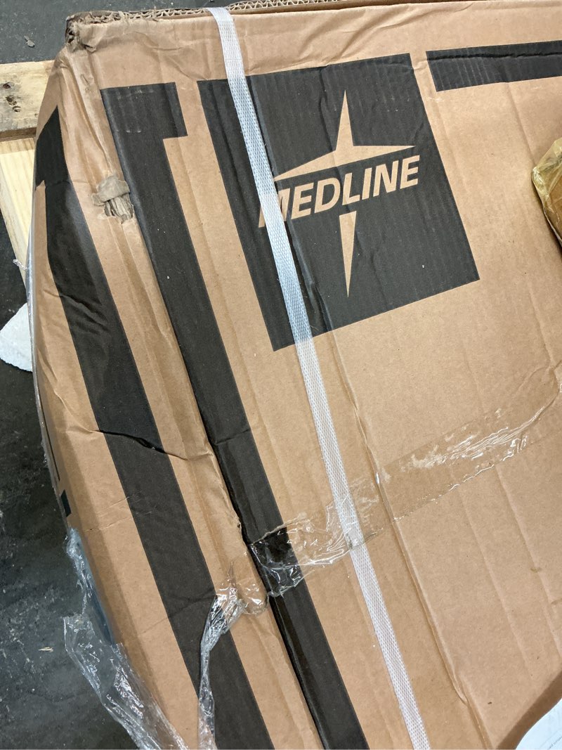 Condition photo showing Good Condition for medline reclining wheelchair, desk-length arms and elevating leg rests, 20" x 18" seat (w x d)