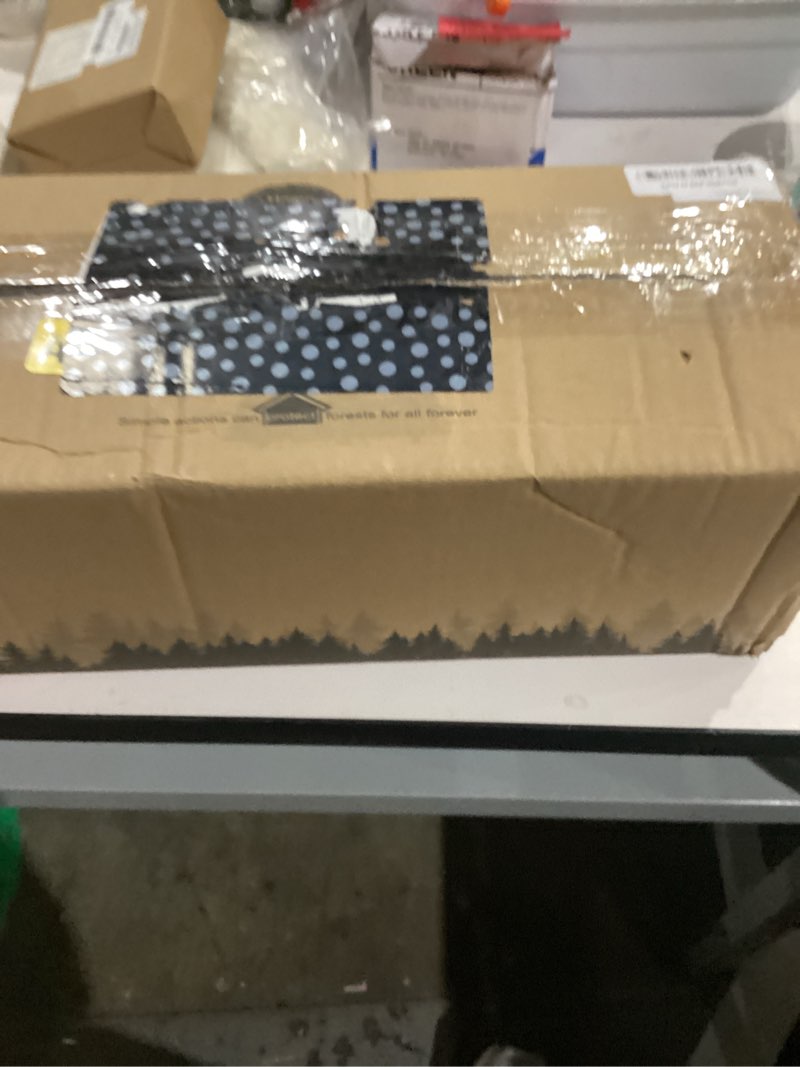 Condition photo showing As Is for RICHER HOUSE 5 Set White Floating Shelves, Wall Mounted Shelves for Wall Decor, Modern Picture Ledge Shelf with Lip for Storage Nursery, Bedroom, Living Room, Bathroom - White White 5pcs*15.75in