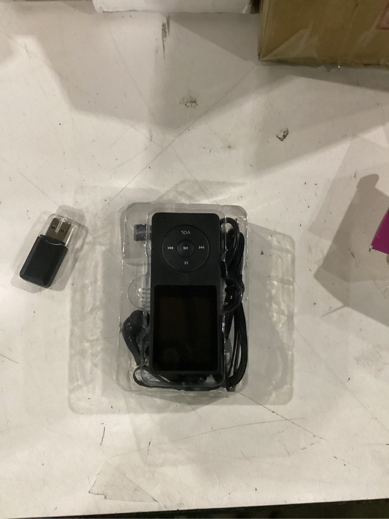 Condition photo showing New/Like New for 128gb mp3 player with bluetooth - portable music player for kids - with built-in hd speaker, voice recorder, hifi sound, e-book (included earphones) black