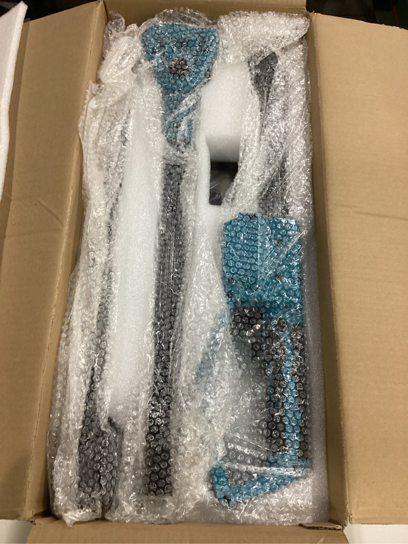 Condition photo showing Good Condition for Electric Pole Chainsaw,Cordless Pole Saw&8'' Brushless Mini Chainsaw for Tree Trimming,Battery Powered Hand Saw for Branches with 2x4.0Ah Batteries, Auto Lubrication,Max15Ft Reach,Ideal Gift for Men. Turquoise-8inch4.0ah