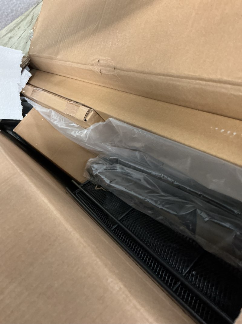 Condition photo showing Good Condition for Drafting Desk with Side Shelf 0 to 75° Adjustable Tilting Drawing Desk Tempered Glass Art Table Writing Desk with Chair Stat