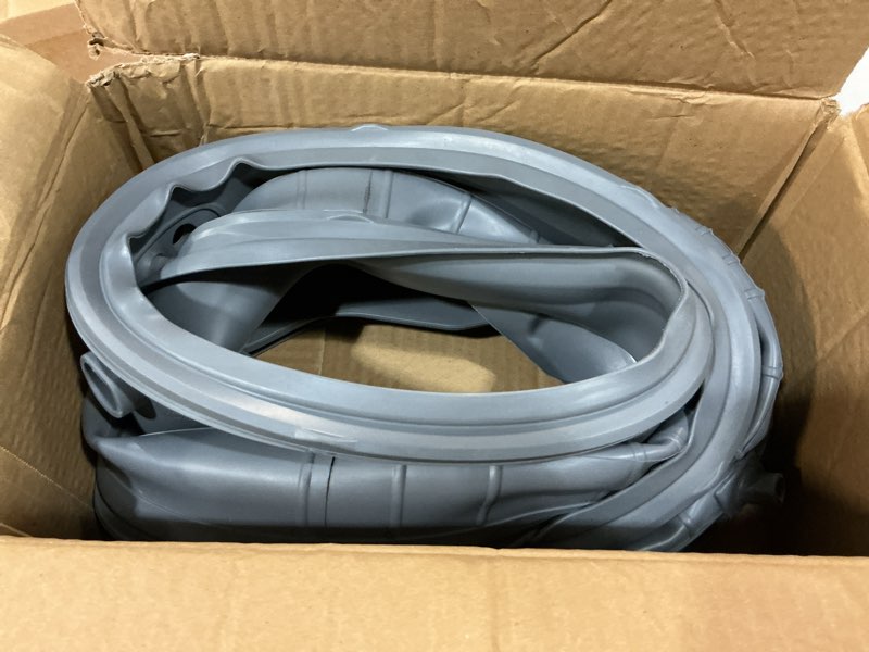 Condition photo showing Good Condition for upgraded mds65736902 washer door boot gasket compatible with lg washer door seal wm3770hva 79641373210 79641373211 mds64178701 kenmore washing machine door boot seal parts
