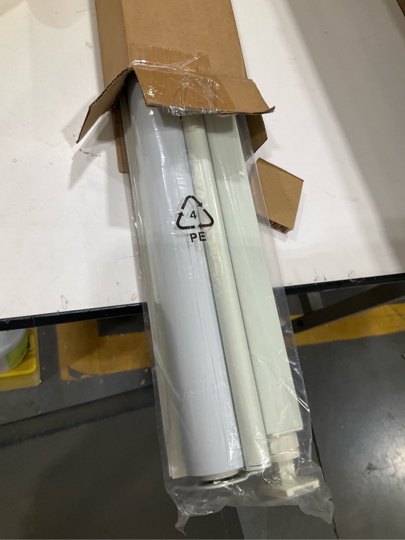 Condition photo showing Good Condition for lazblinds no drill blinds for indoor windows, blackout roller shades, cordless window blackout blinds, thermal insulated fabric uv protection for home and office, 21.5" w x 48" h, cream blackout-cream 21.5" w x 48" h