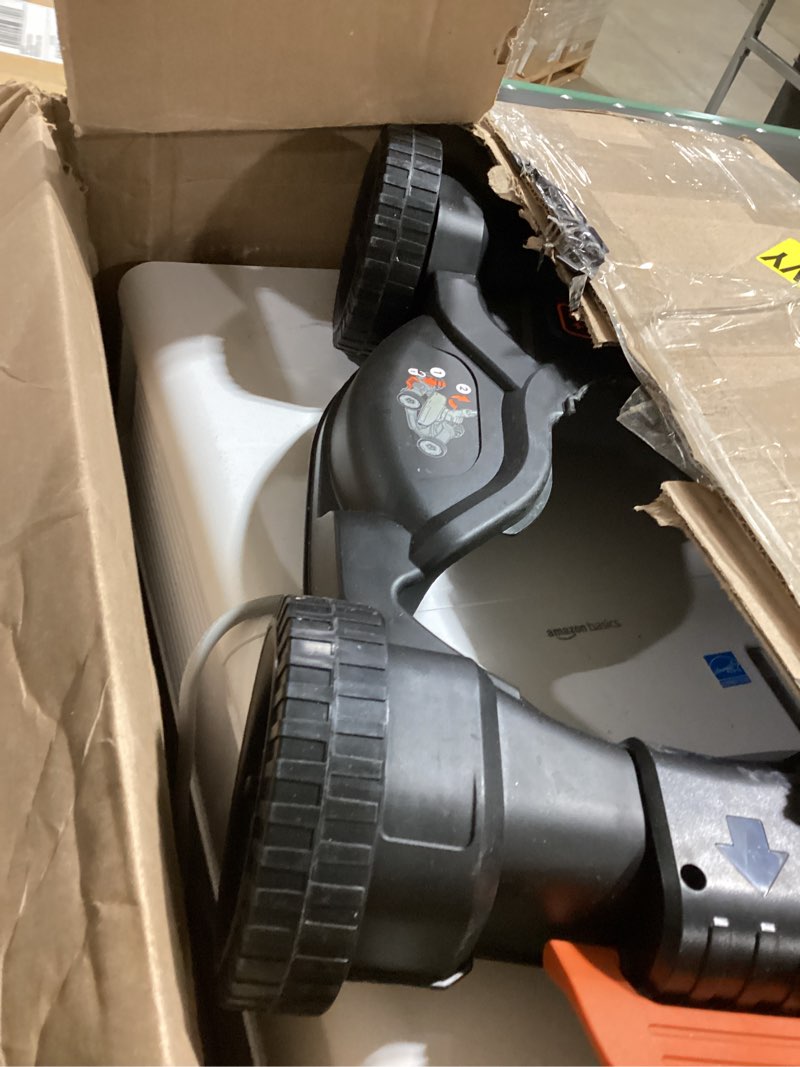 Condition photo showing As Is for Not tested Amazon Basics Large Dehumidifier for Rooms, Energy Star Certified,Effectively Reduces Humidity, With Advanced Moisture Control, Timer, Auto-Defrost, Overflow Protection, up to 4000 SFT, 50 Pint, White 50 Pint Standard