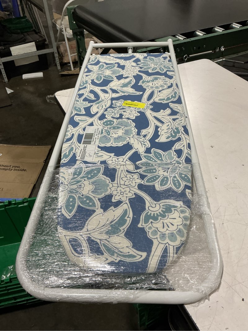 Condition photo showing Good Condition for mainstays over the door ironing board, slim and compact, perfect for small spaces, includes padded board cover, white metal frame