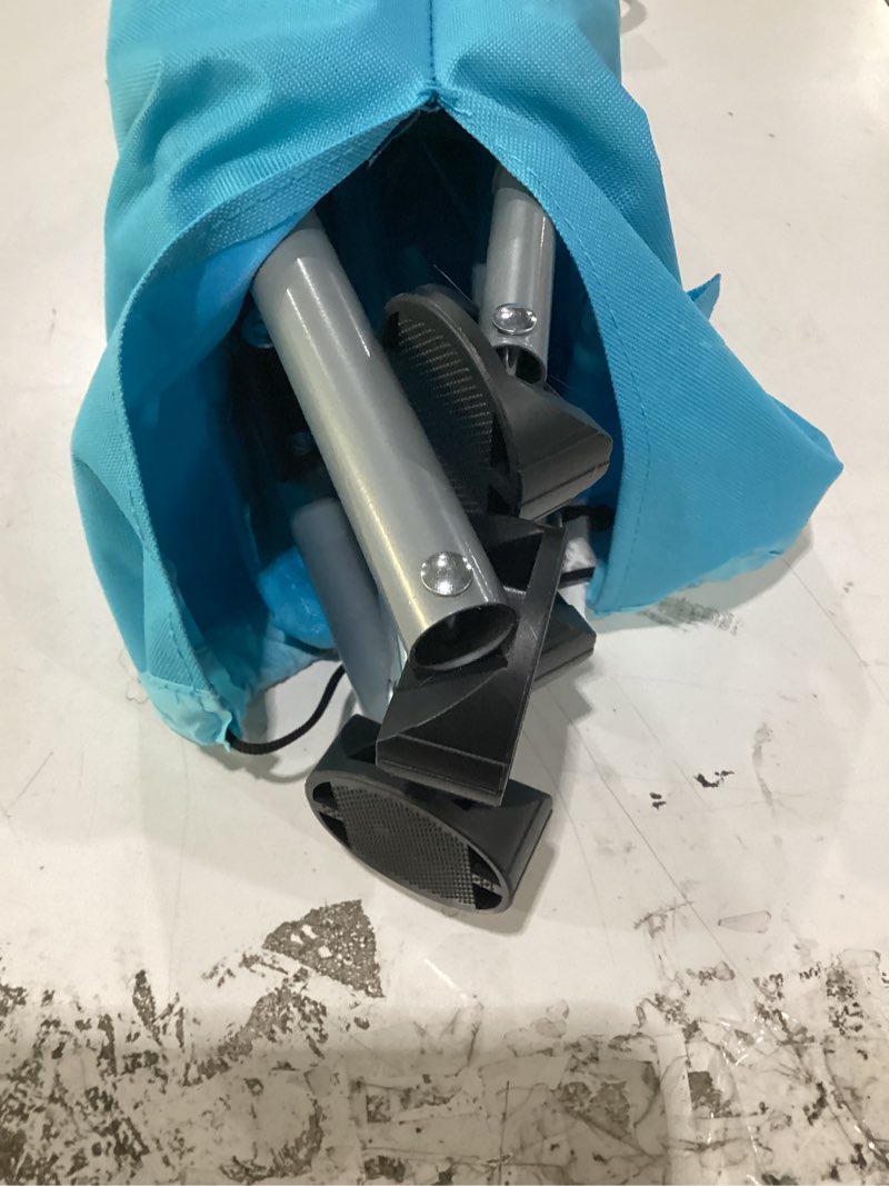 Condition photo showing Good Condition for Nice C Low Beach Camping Folding Chair, Ultralight Backpacking Chair with Cup Holder & Carry Bag Compact & Heavy Duty Outdoor, Camping, BBQ, Beach, Travel, Picnic, Festival (Set of 1 Blue)