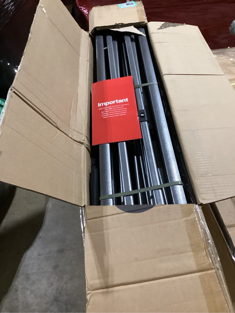 Condition photo showing Good Condition for heavy duty pop up canopy tent-8 drainage holes,waterproof & upf 50+,4 sandbags,8 stakes for commercial,outdoor events instant set up,(black 10x10) black-1