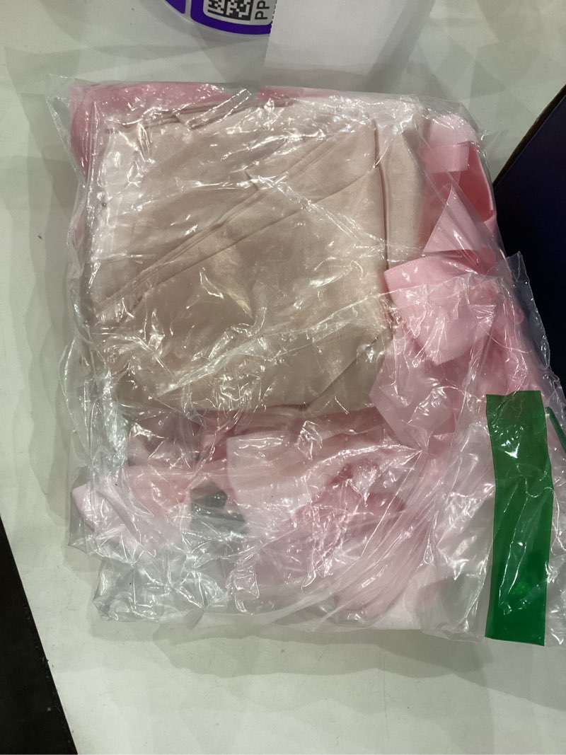 Pink Bow Decor Set Includes 1 Giant Bow (42"x26"), 12 Small Bows, 2 Bow Garlands (6.2FT) Satin Ribbo