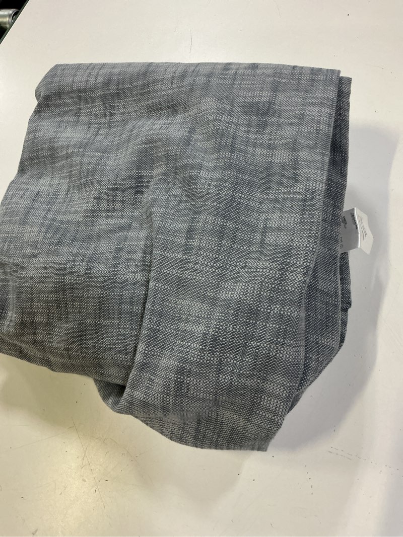 Condition photo showing Good Condition for  quince textured cotton curtain 48inx96in blue 