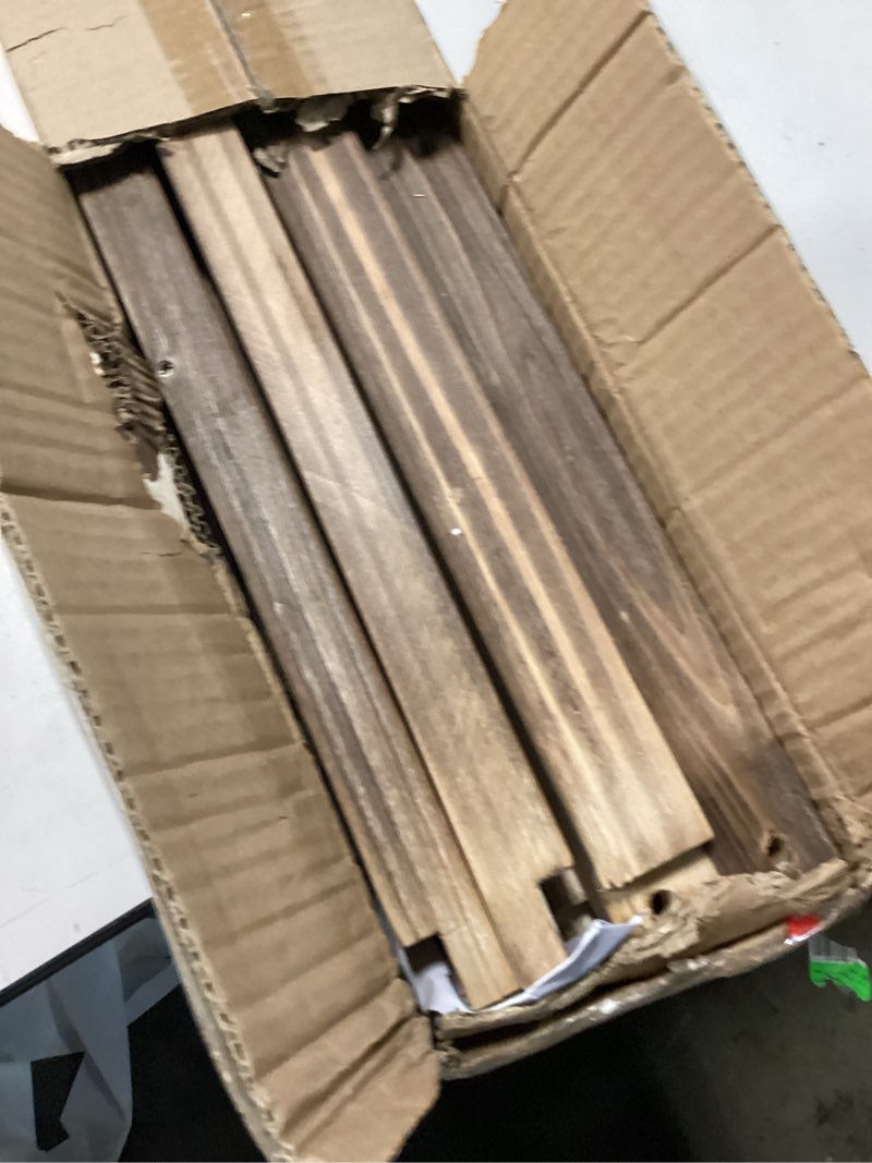 Condition photo showing Good Condition for fuin extra wide 6.4ft wooden blanket ladder living room decorative wal leaning farmhouse quilt display holder rustic wood towel rack for bathroom, burnt brown, 38 inch wide 6.4ft | 38" wide burnt brown