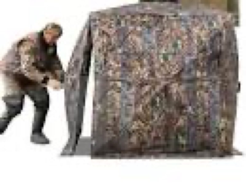 funhorun hunting blind 270/360 degree see through ground blind for deer hunting, 2-3 person pop-up hunting deer blind, turkey blind, portable hunting blind for deer hunting turkey hunting... $ 87.99 $ 87.99 
