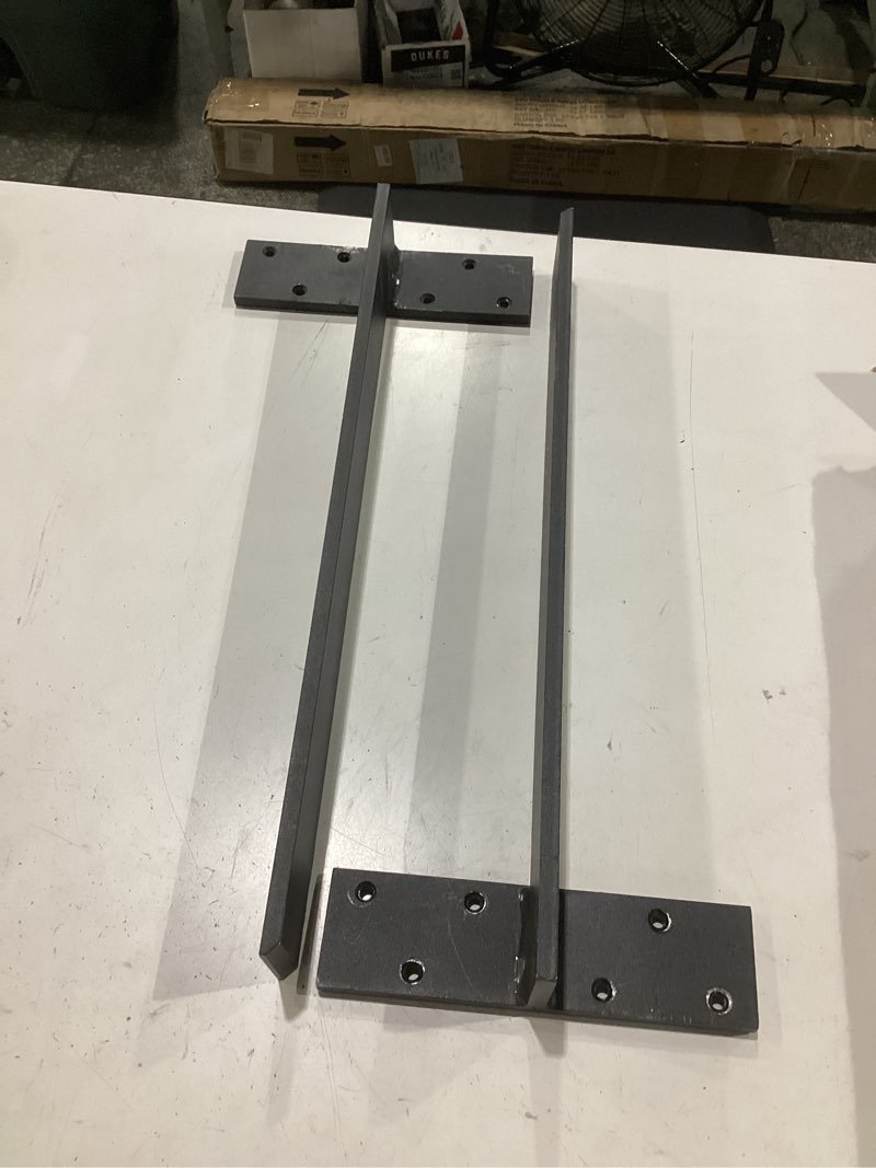 Condition photo showing Good Condition for ?2-pack? free hanging t shelf bracket, solid heavy duty steel knee wall hidden granite countertop support floating bracket hardware, universal ,24 inch , diy projects , screws included 24 2