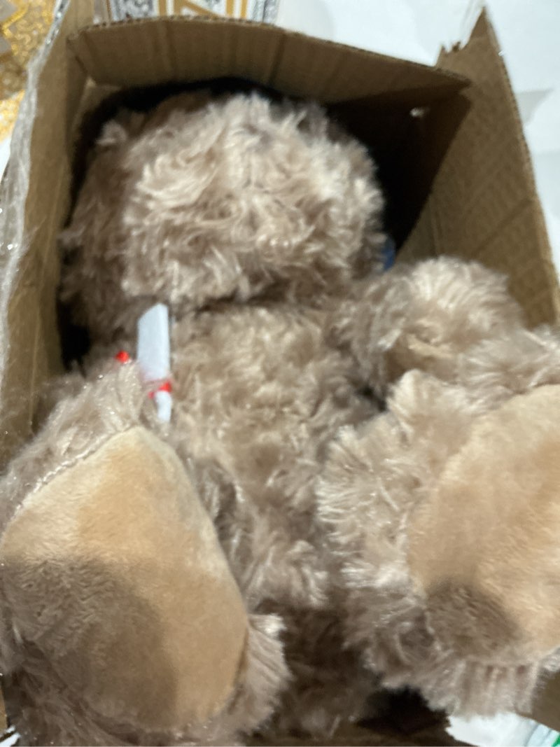 Condition photo showing Good Condition for weigedu graduation gift teddy bear stuffed animal plush toy with cap, sash & diploma, graduation gift for kids, students, boys & girls, 12 inch graduation bear