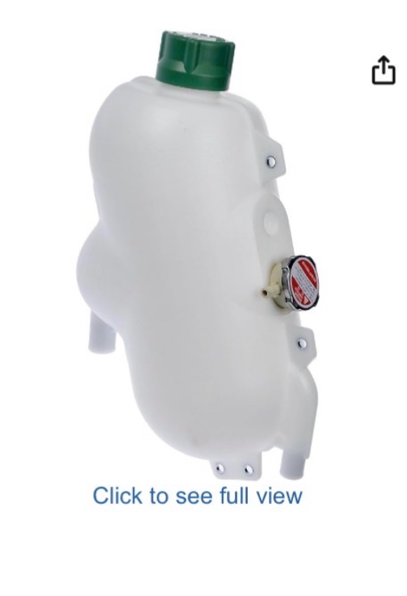 Condition photo showing New/Like New for dorman 603-5510 front engine coolant reservoir for select volvo models