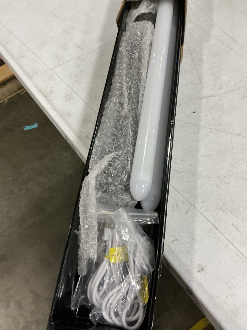 Condition photo showing New/Like New for anasaber lightsaber, double-bladed dueling light saber, 4 sound fonts, 20 rgb colors fx metal hilt light sabers 40inch real light sabers 2pack for adults/kids birthday xmas gift, halloween cosplay 40in 2pack